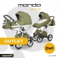 Wózek dziecięcy 2w1 MONDO Prime | 03 Olive